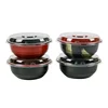 Easy Green Microwavable PP Disposable Soup Ramen Bowls Hot Food Container With Lid