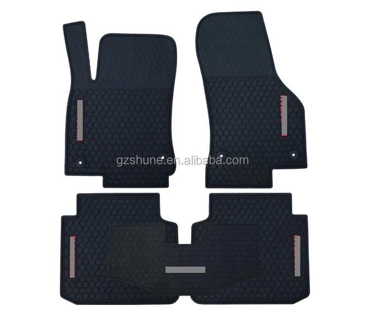 Nonslip Full Set Rubber Floor Mat For Vw Passat B8 20172018 Car Mats Car Matting Waterproof