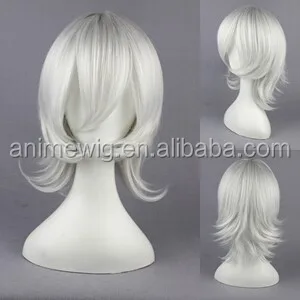 white wig anime