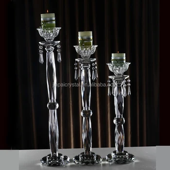 Europe Wedding Decoration Single Arm Candleholder Crystal