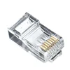High Quality Transparent Internet Cable Connection Pass Through EZ Type RJ45 Connector