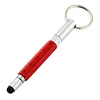 4 in 1 metal multifunction ball pen with level and screwdriver, metal pen with cover