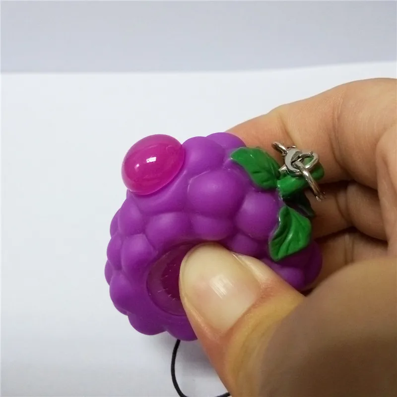 grape slime keychain