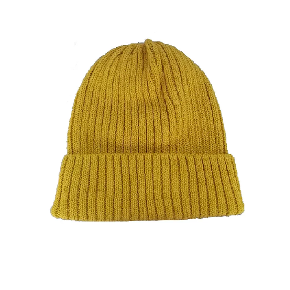 Custom Vertical Stripe Winter Hat Yellow Beanie Hats - Buy Cheap Beanie ...