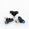 PB-G T type Air Hose Quick Connector Pneumatic Fittings connector tee joint fitting with o-ring