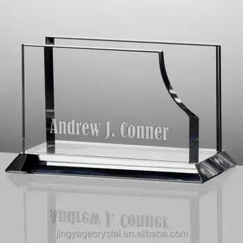 Corporate Crystal Desk Business Card Holder Buy Business Card