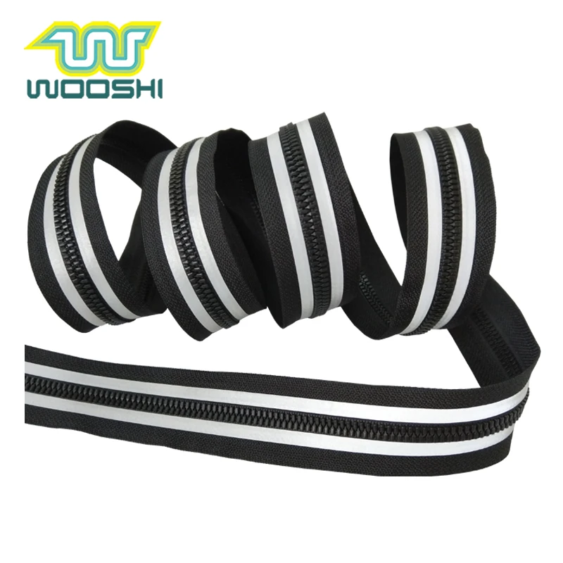 Garment Accessories Reflective Stripe Tape Vislon Zipper Reflective
