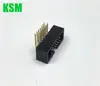2.54mm straight usb panel mount w/ip67 cap conector p/ rede serialmale female wire connector cables connectors shrouded header