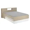 Double Pine Bed 4ft 6 (140cm) Studio Double Bed Wooden Frame with extra wide base slats and centre rail