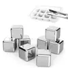 Stainless Steel Chilling Stones Reusable Ice Cubes In Gift Box