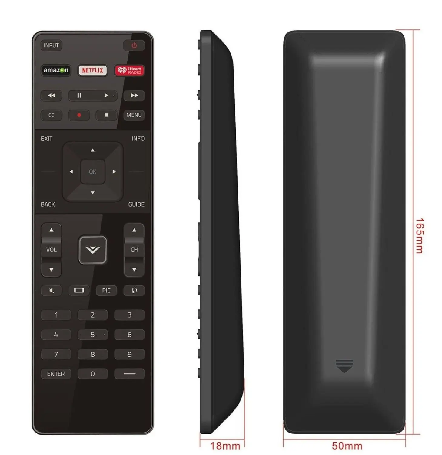 VIZIO XRT122 M-SERIES M321i-A2 M401i-A3 M471i-A2 TV REMOTE CONTROL substitute