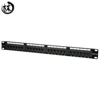 19" cat6a utp 24 Port Patch Panel cat6 rj45 for network cabinet stock