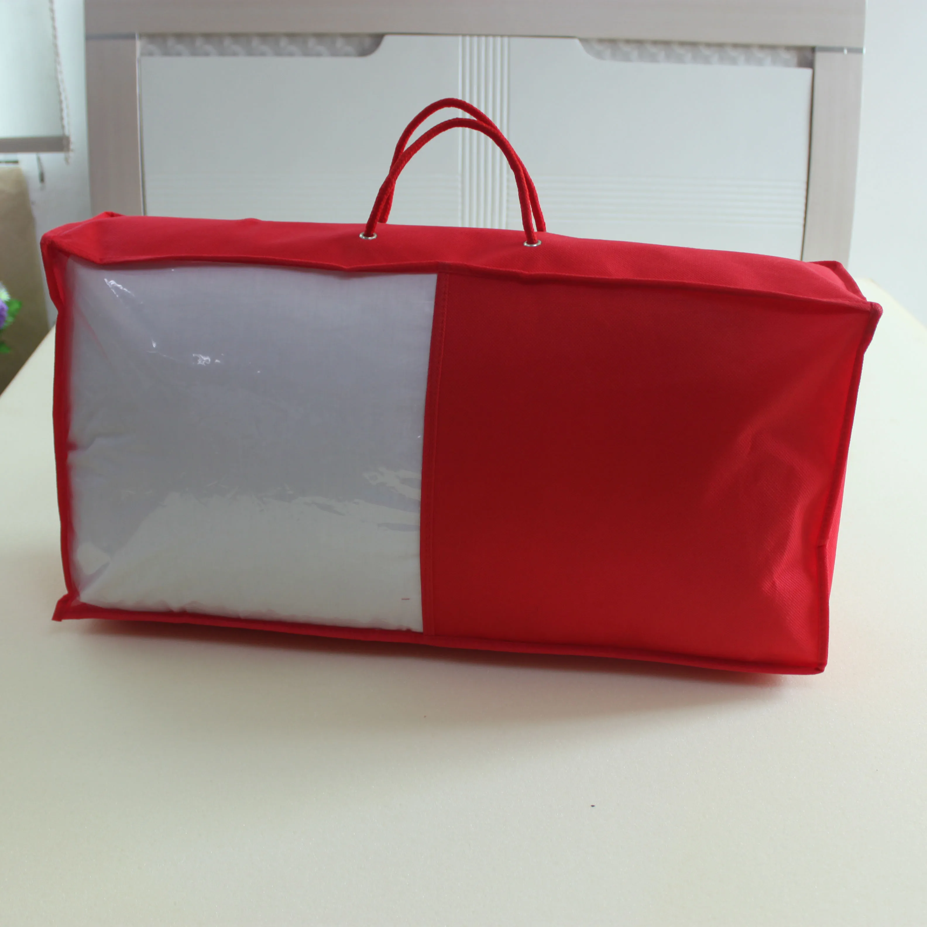 Texpack Oem Wholesale Pvc Non Woven Wire Steel Bag For Comforter