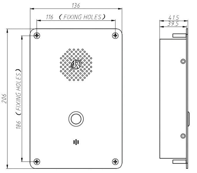 Multifunction Telephone Wireless Intercom School Intercom Systems