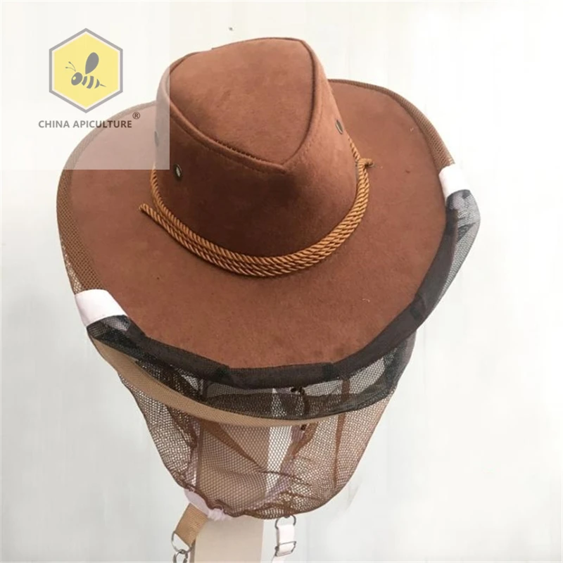 Details about   Beekeep Beekeeper Cowboy Hat Mosquito Bee Insect Net  Face Head Protector_chH&kt 