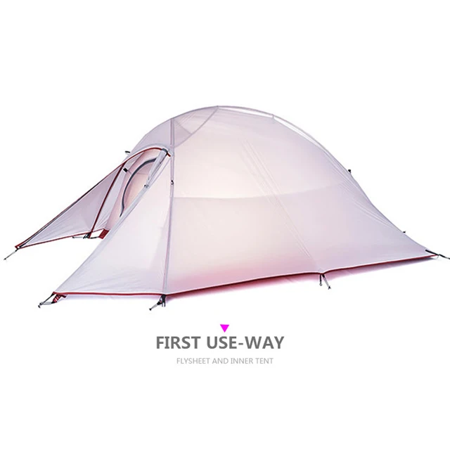 Super light double layer breathable mosquito proof waterproof outdoor tents for camping hiking travelling C01-CC009