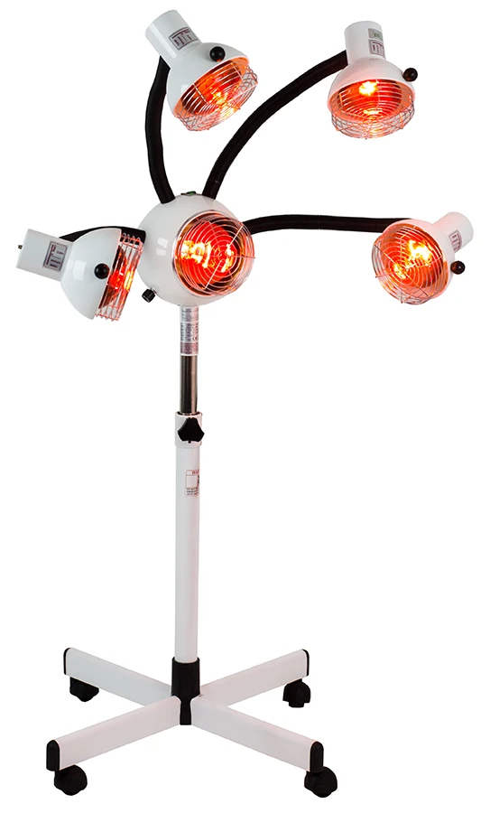 L211 Professional Infrared Therapy Heating Stand Lamp Physiotherapy Heating Massage With 5 Lamp