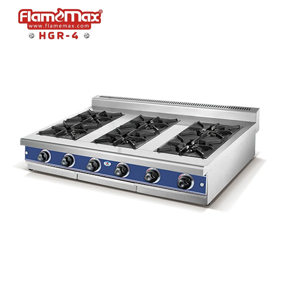 Hotel Commercial Four Burners Gas Stove Prices In Saudi Arabia