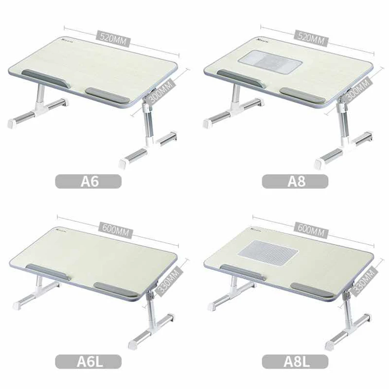 laptop tables size