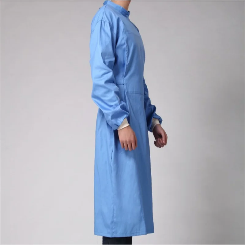 医用编织基本医院浅蓝色可生物降解图案手术室手术服