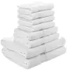 100% Cotton, Heavy Weight & Absorbent - Large Bath Towel 30x55, Hand Towels 20x30, Face Towels set