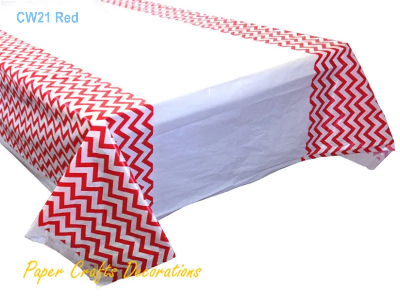 108 180cm 70 43 Red Chevron Rectangle Plastic Tablecloths 108 180cm 70
