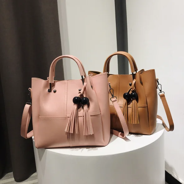 3/1 Pcs Pu Bag Set Elegant Women Handbags Wholesale Ladies Wallet ...