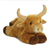 wholesale custom company mascot cow design toy soft stuffed plush cow toy