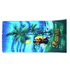 outdoor usage advertising 100% cotton velour reactive printing 70x140cm custom beach towel,promotion square bath towel