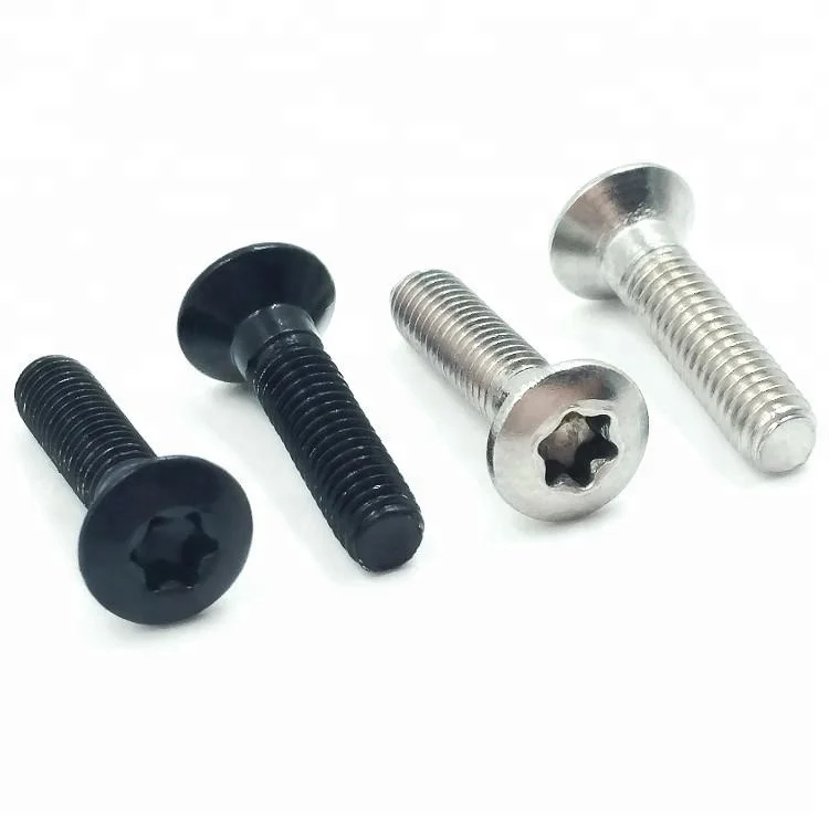 Hexalobular / Six Lobe / Torx Drive Oval Countersunk Flat Head Machine