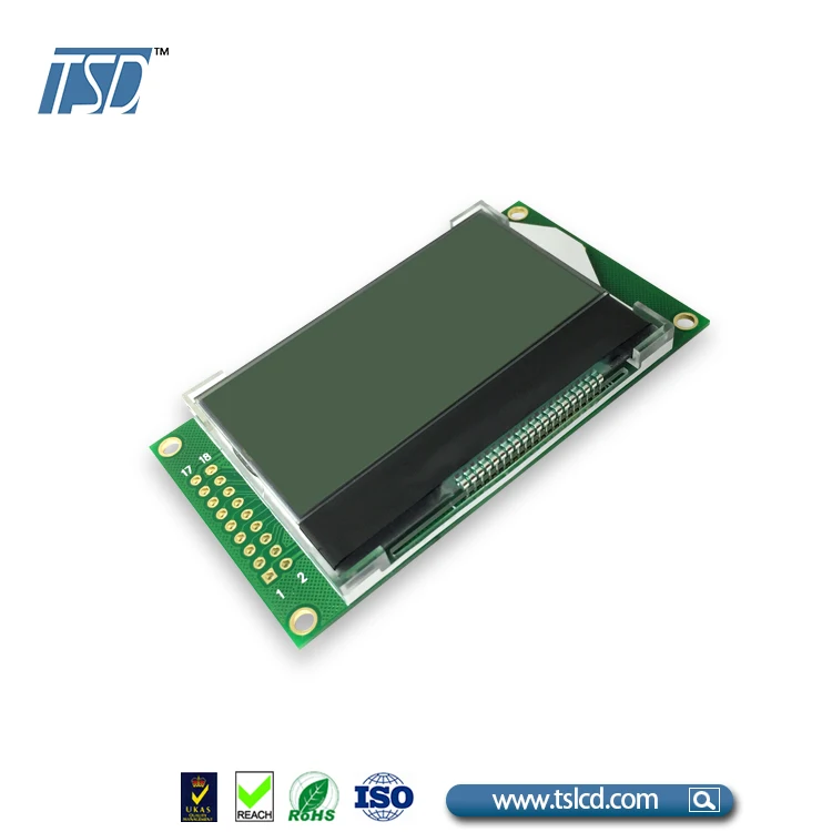 Industrial 128x64 Cog Lcd 28 Pin Tft Transflective Mono Lcd Display ...