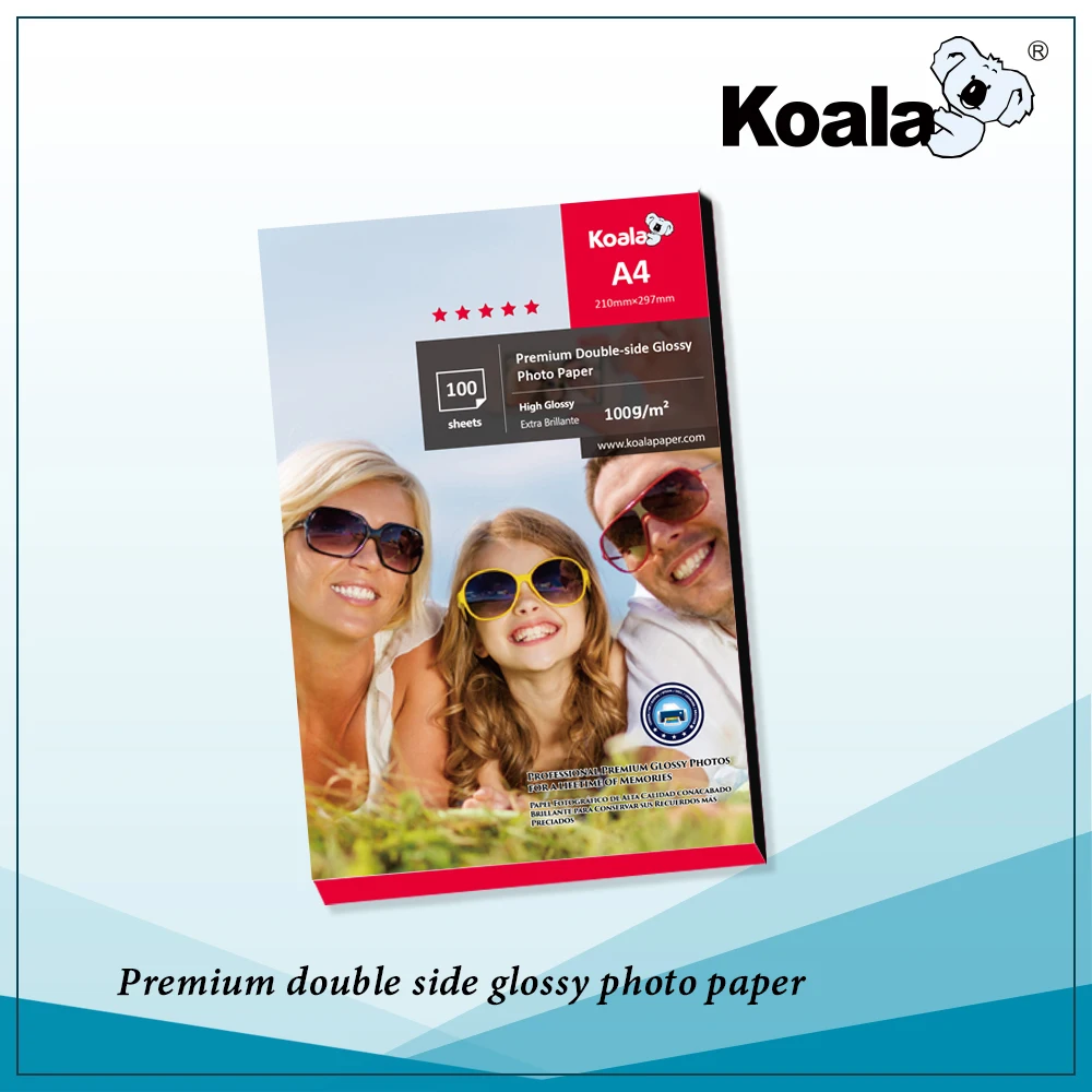 Premium Double Side Glossy Photo Paper,Waterproof Inkjet Photo Paper