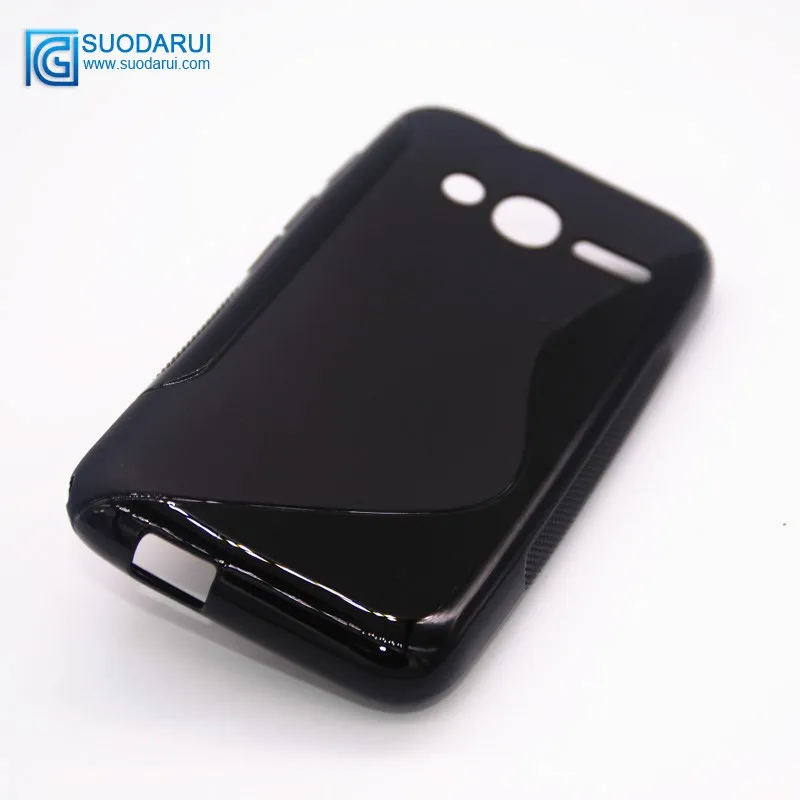 S line TPU phone case For Alcatel One Touch pixi 4 4.0 inch flexible Soft GEL cover