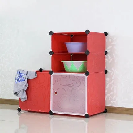 Chiaro di plastica fai da te di montaggio mensole ad angolo per il ...