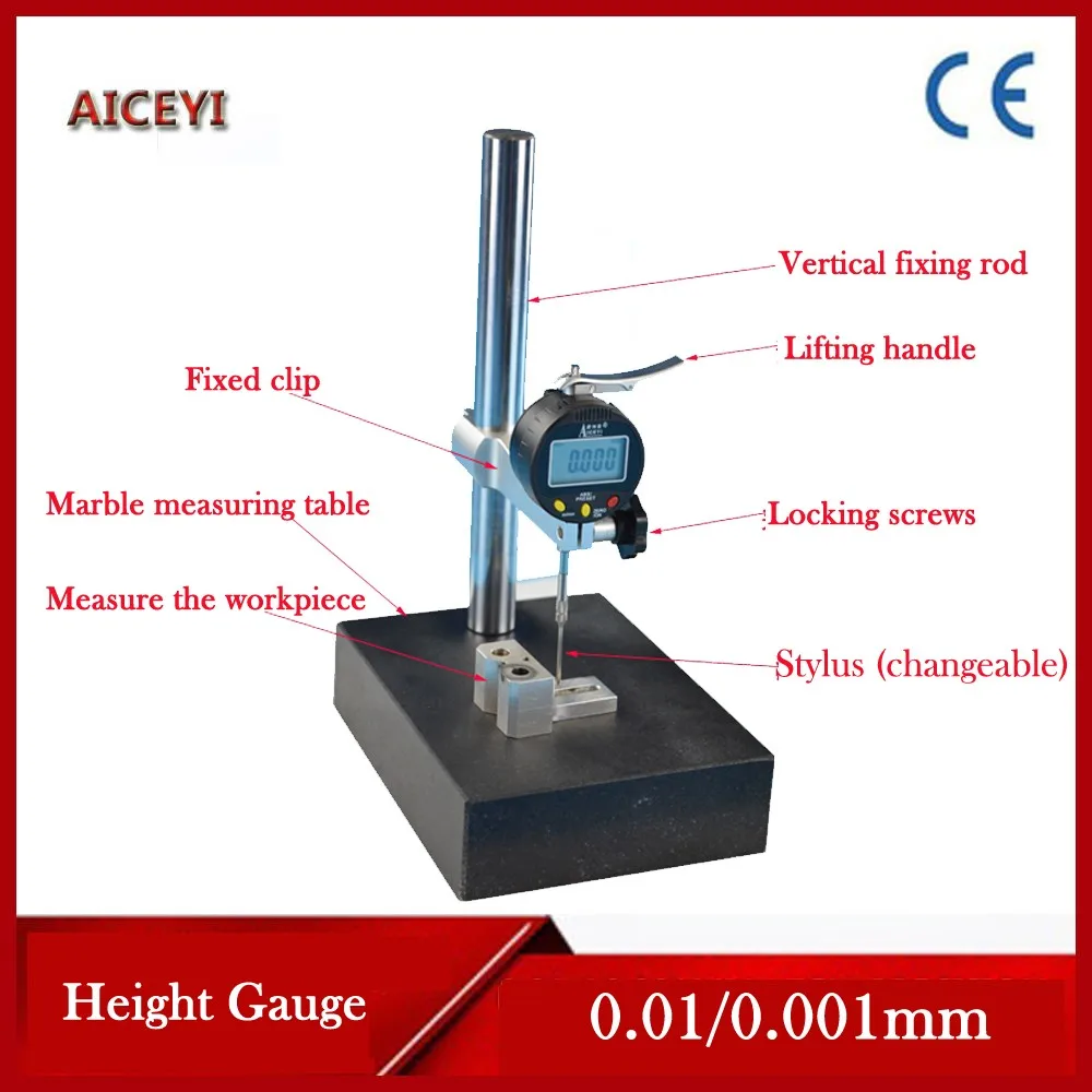 Wholesaler 012.7mm/0.01mm High Accuracy Digital Height Measuring