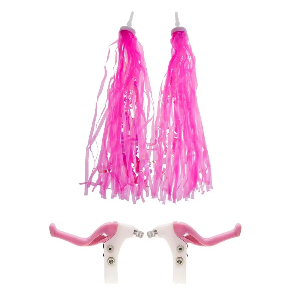KIDS BICYCLE STREAMERS Strings Ribbon Tassel Tricycle Bike Handlebar Decorations