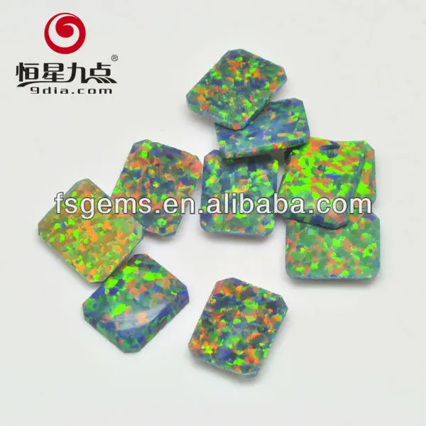 Best Price With 9*11 OCT Cabochon Cut Various Color Synthetic Opals for DIY Jewelry Design