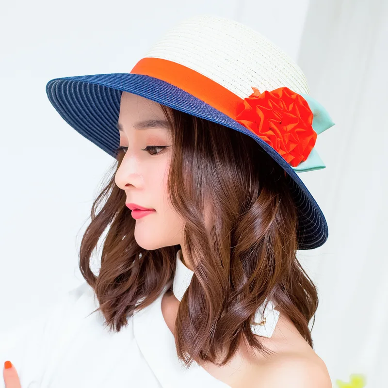 Top Quality Cheap Wholesale Custom promotion hat child jazz caps straw beach hats made in China.jpg