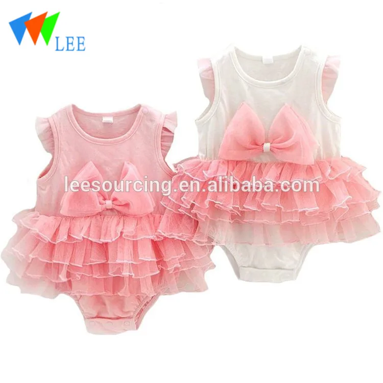 lace ruffle onesie