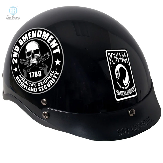 Benutzerdefinierte wasserdicht adhesive decals motorrad helme decals