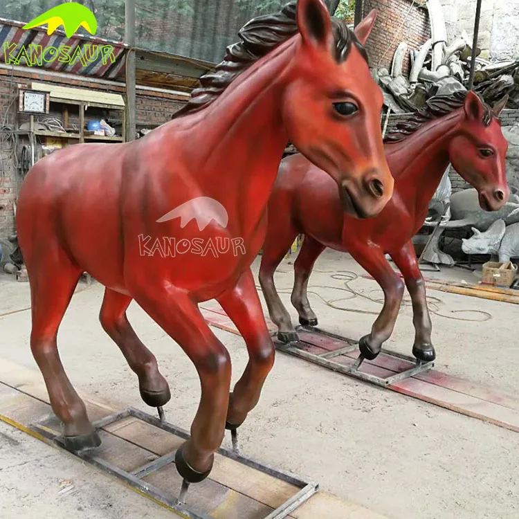 Kanosaur0368 Outdoor Lifesize Fiberglass Statues Landscape Horse Statue Buy Lifesize
