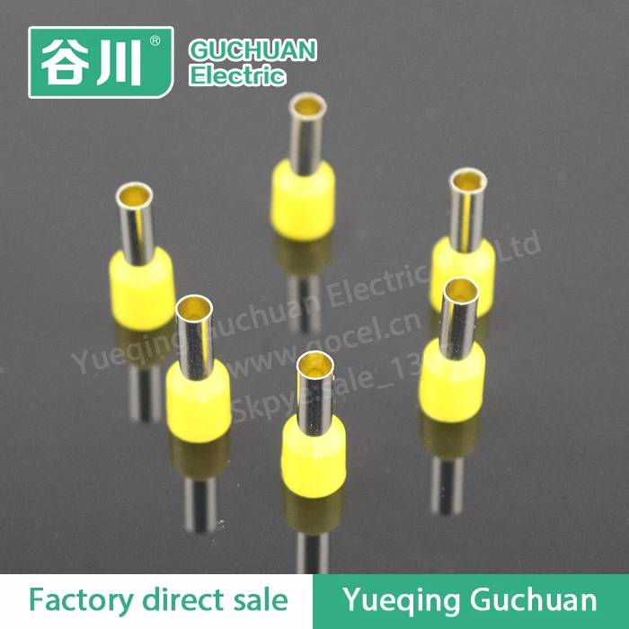 Disconnector,Coldpressed Terminal,Yellow Cord End Terminal,Cable End