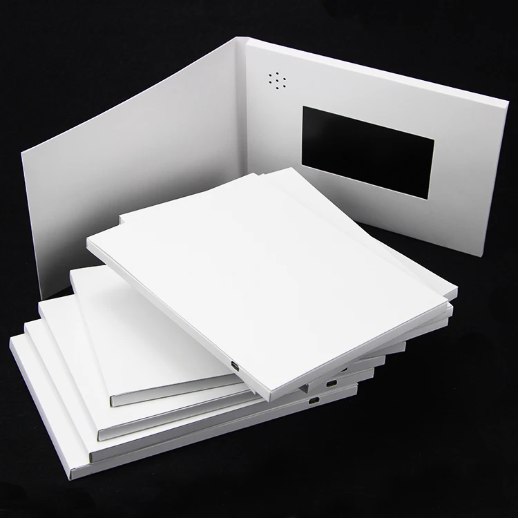 Carte De Vœux Video Personnalisee Fausses Broches Prix D Usine Buy Video Carte De Voeux Blanc Video Brochure Video Brochure Product On Alibaba Com