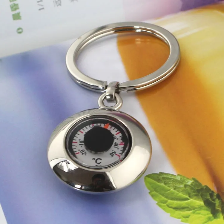 Promotional Metal Waterproof Thermometer Keychain Buy Thermometer Key