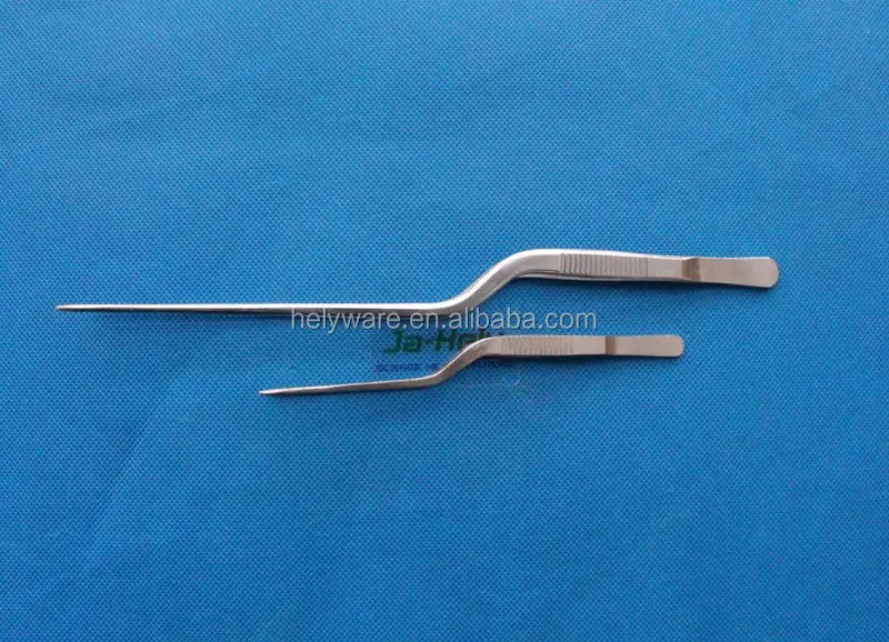 14 to 30cm Stainless steel Lucae Bayonet Ear Dressing Forceps for ear ...