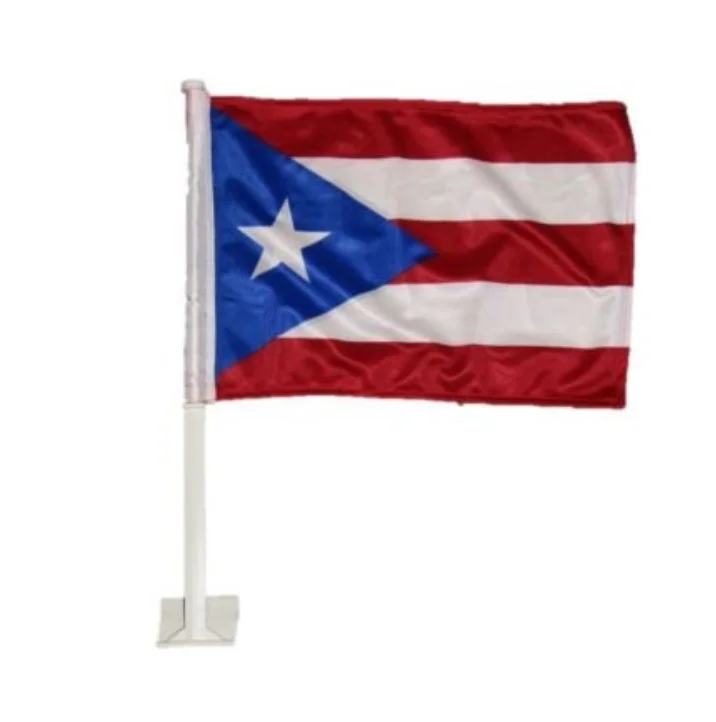 Puerto Rico Car Flag Puerto Rican Car Window Flag With Pole - Buy ...