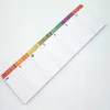 painted wood pattern design weekly to do list sticky note pad with magnet