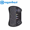 2017 hot sale H9 Mini QWERTY Keyboard Colorful Backlight ir remote control Sold on Alibaba 2.4g wireless air mouse