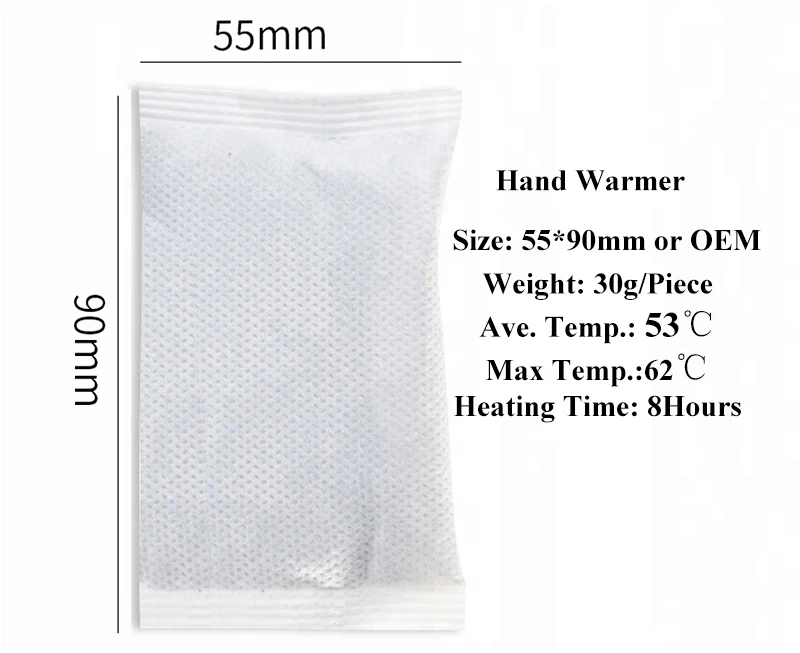 Instant Heat Air Activated Hand Warmer Patch Heat Pad For Gloves Warm