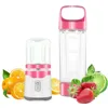 2019 Factory wholesale travel DC7.4V usb portable table blender/22000RPM manual blender with 2 cups